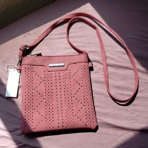 **NWT Sag Harbor Red Crossbody Purse (bag) Studded